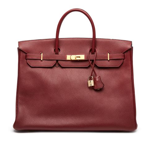 HERMES Fjord BIRKIN 30 Rouge H 1502025 